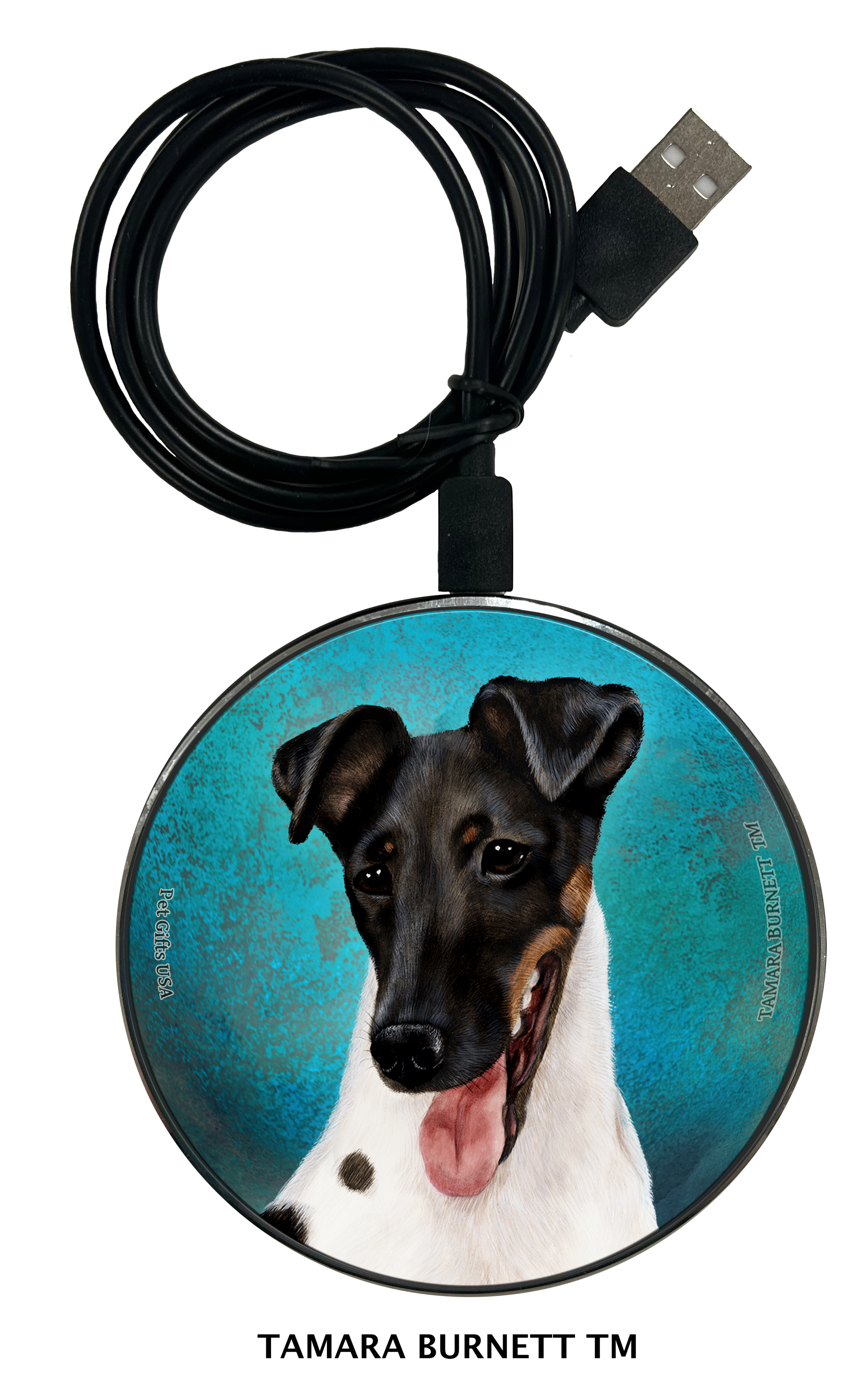 Fox Terrier Tri-Color - Zoomies Phone Charger image